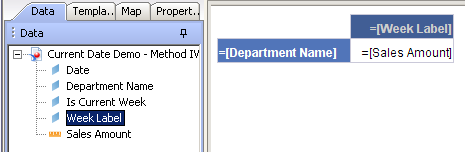 Crosstab in a Web Intelligence Report 